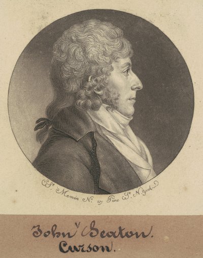 John Curzon Seton by Charles B. J. Févret de Saint Mémin
