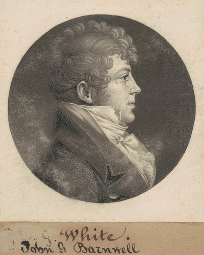John Gibbes Barnwell by Charles B. J. Févret de Saint Mémin
