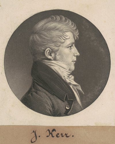 John Leeds Kerr by Charles B. J. Févret de Saint Mémin