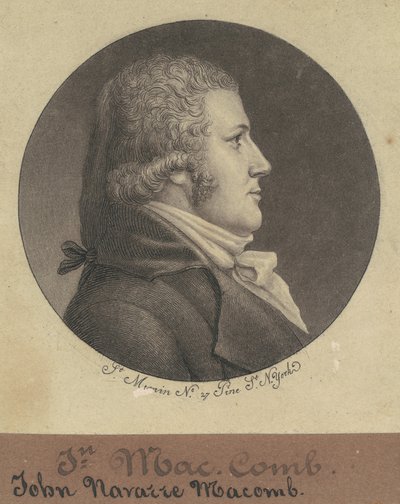 John Navarre Macomb by Charles B. J. Févret de Saint Mémin