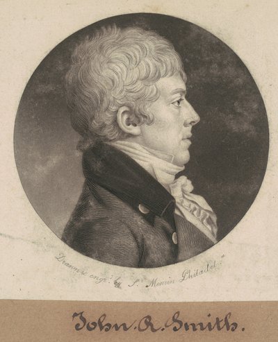 John R. Smith by Charles B. J. Févret de Saint Mémin