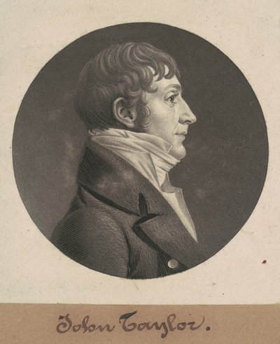 John Taylor by Charles B. J. Févret de Saint Mémin