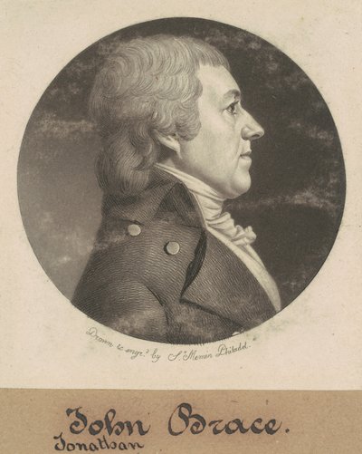 Jonathan Brace, Jr. by Charles B. J. Févret de Saint Mémin