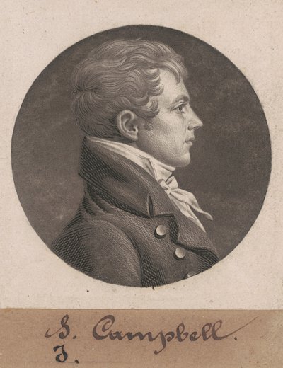 Levin Hicks Campbell by Charles B. J. Févret de Saint Mémin