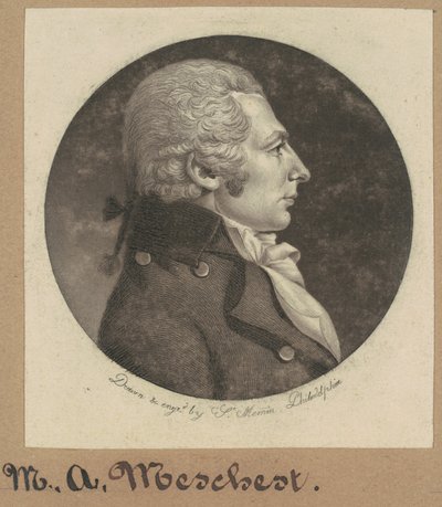 M. A. Meschert by Charles B. J. Févret de Saint Mémin