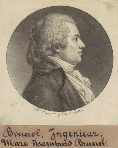 Marc Isambard Brunel by Charles B. J. Févret de Saint Mémin