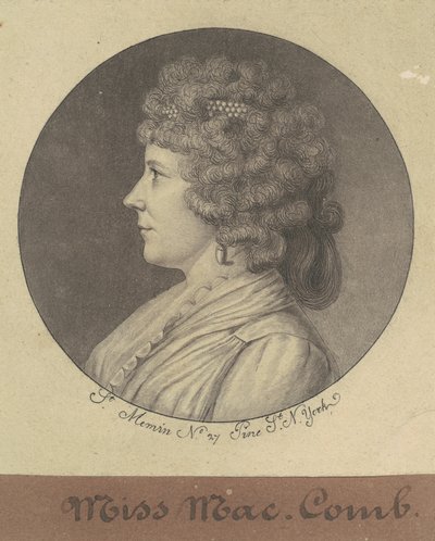 Margaret Marshall Armstrong by Charles B. J. Févret de Saint Mémin