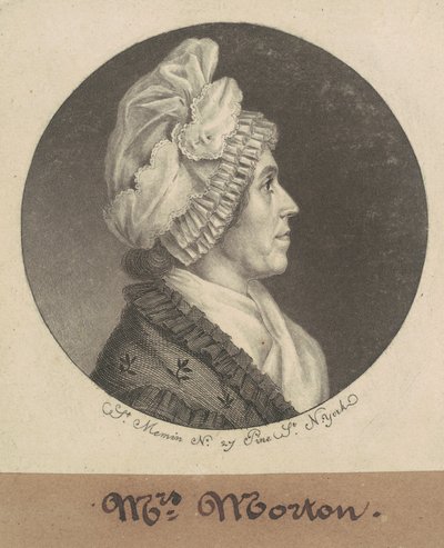 Maria Sophia Kemper Morton by Charles B. J. Févret de Saint Mémin