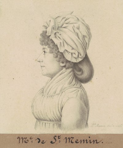 Marie-Victoire Féret de Saint-Mémin by Charles B. J. Févret de Saint Mémin