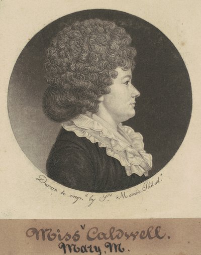 Mary M. Caldwell by Charles B. J. Févret de Saint Mémin