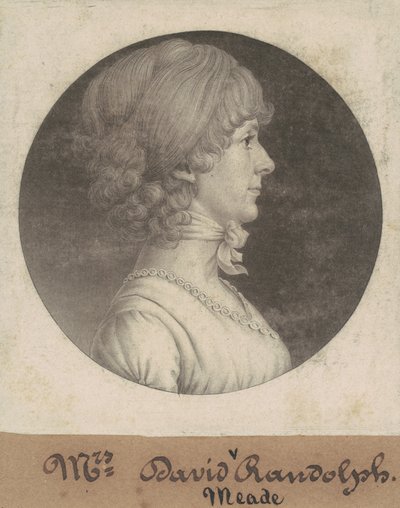 Mary Randolph Randolph by Charles B. J. Févret de Saint Mémin
