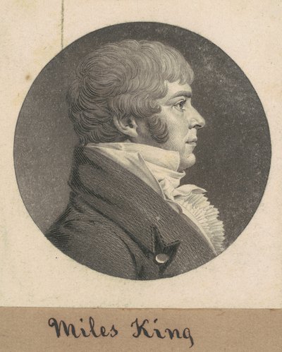 Miles King, Jr. by Charles B. J. Févret de Saint Mémin