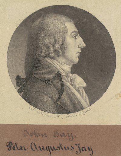 Peter Augustus Jay by Charles B. J. Févret de Saint Mémin
