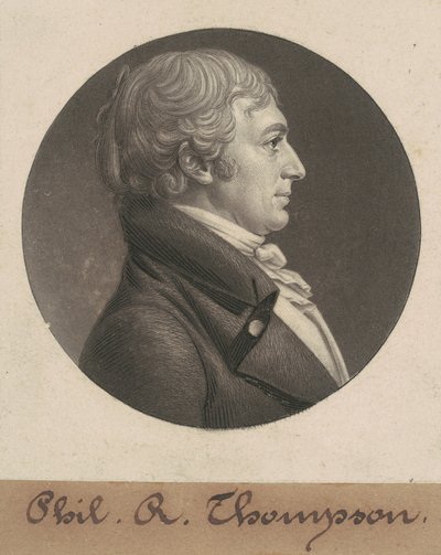 Philip Rootes Thompson by Charles B. J. Févret de Saint Mémin