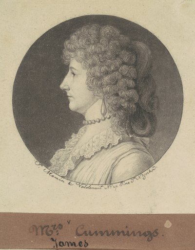 Phoebe Harisson Cuming by Charles B. J. Févret de Saint Mémin