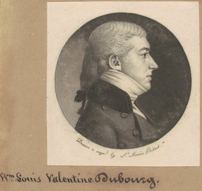 Pierre François DuBourg by Charles B. J. Févret de Saint Mémin
