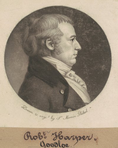 Robert Goodloe Harper by Charles B. J. Févret de Saint Mémin