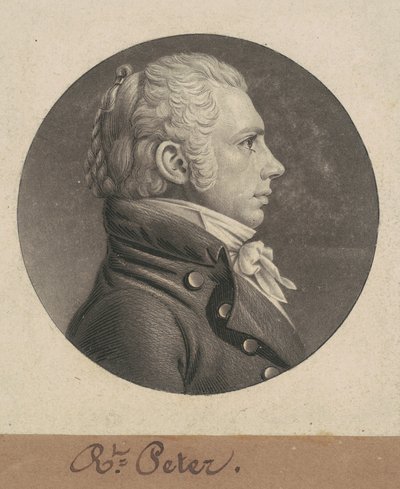 Robert Peter, Jr. by Charles B. J. Févret de Saint Mémin