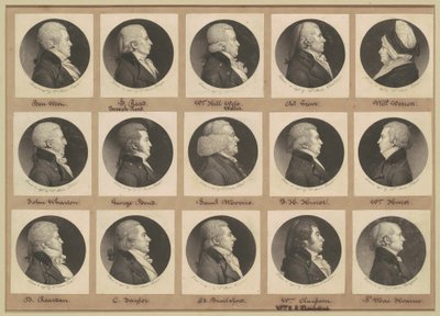 Saint-Mémin Collection of Portraits, Group 11 by Charles B. J. Févret de Saint Mémin