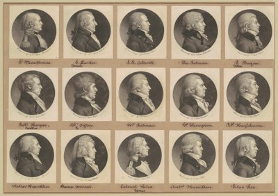 Saint-Mémin Collection of Portraits, Group 12 by Charles B. J. Févret de Saint Mémin