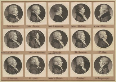 Saint-Mémin Collection of Portraits, Group 13 by Charles B. J. Févret de Saint Mémin