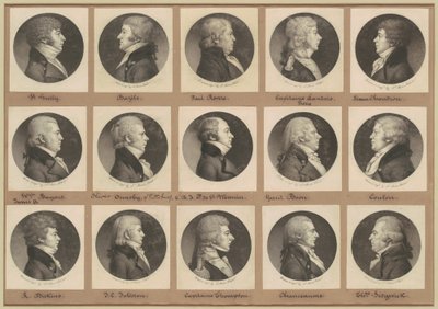 Saint-Mémin Collection of Portraits, Group 18 by Charles B. J. Févret de Saint Mémin