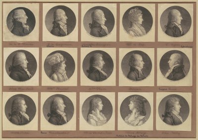Saint-Mémin Collection of Portraits, Group 1 by Charles B. J. Févret de Saint Mémin