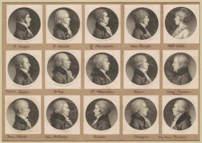 Saint-Mémin Collection of Portraits, Group 21 by Charles B. J. Févret de Saint Mémin
