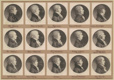 Saint-Mémin Collection of Portraits, Group 22 by Charles B. J. Févret de Saint Mémin