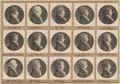 Saint-Mémin Collection of Portraits, Group 28 by Charles B. J. Févret de Saint Mémin