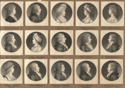 Saint-Mémin Collection of Portraits, Group 2 by Charles B. J. Févret de Saint Mémin