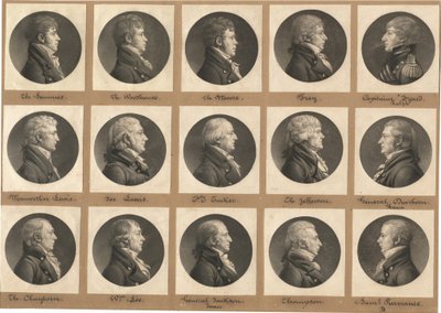 Saint-Mémin Collection of Portraits, Group 31 by Charles B. J. Févret de Saint Mémin