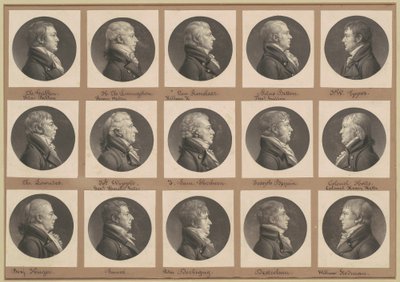 Saint-Mémin Collection of Portraits, Group 32 by Charles B. J. Févret de Saint Mémin