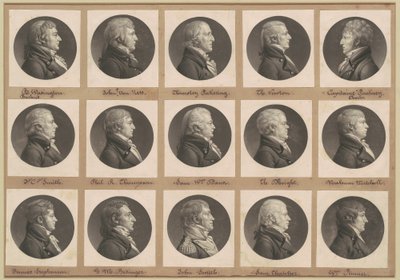 Saint-Mémin Collection of Portraits, Group 33 by Charles B. J. Févret de Saint Mémin