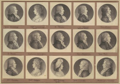 Saint-Mémin Collection of Portraits, Group 3 by Charles B. J. Févret de Saint Mémin