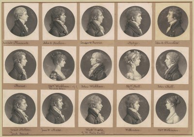 Saint-Mémin Collection of Portraits, Group 43 by Charles B. J. Févret de Saint Mémin