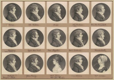Saint-Mémin Collection of Portraits, Group 47 by Charles B. J. Févret de Saint Mémin