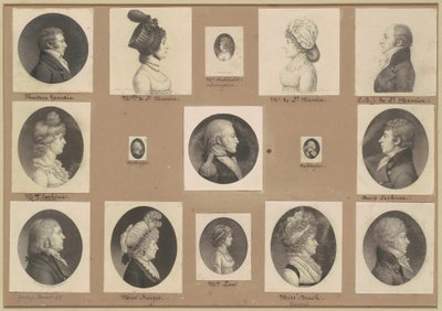 Saint-Mémin Collection of Portraits, Group 50 by Charles B. J. Févret de Saint Mémin