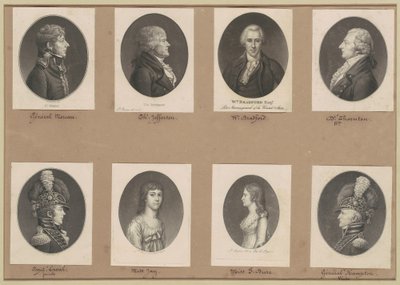 Saint-Mémin Collection of Portraits, Group 51 by Charles B. J. Févret de Saint Mémin