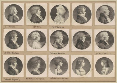 Saint-Mémin Collection of Portraits, Group 52 by Charles B. J. Févret de Saint Mémin