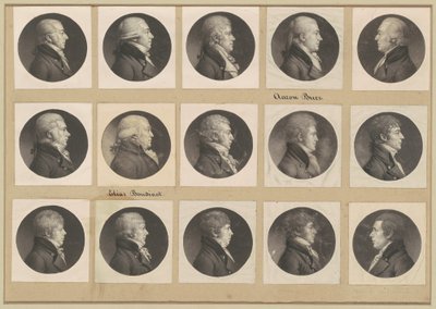 Saint-Mémin Collection of Portraits, Group 54 by Charles B. J. Févret de Saint Mémin