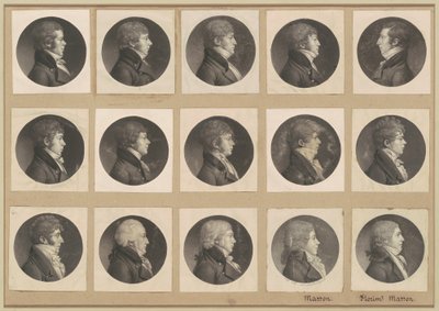 Saint-Mémin Collection of Portraits, Group 55 by Charles B. J. Févret de Saint Mémin