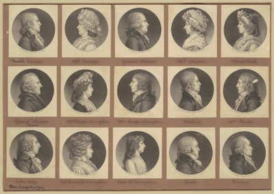 Saint-Mémin Collection of Portraits, Group 5 by Charles B. J. Févret de Saint Mémin