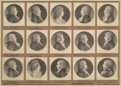 Saint-Mémin Collection of Portraits, Group 6 by Charles B. J. Févret de Saint Mémin