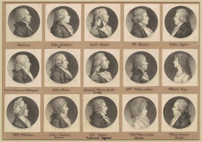 Saint-Mémin Collection of Portraits, Group 7 by Charles B. J. Févret de Saint Mémin