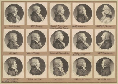 Saint-Mémin Collection of Portraits, Group 8 by Charles B. J. Févret de Saint Mémin