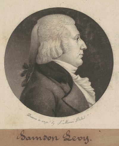 Samson Levy, Jr. by Charles B. J. Févret de Saint Mémin