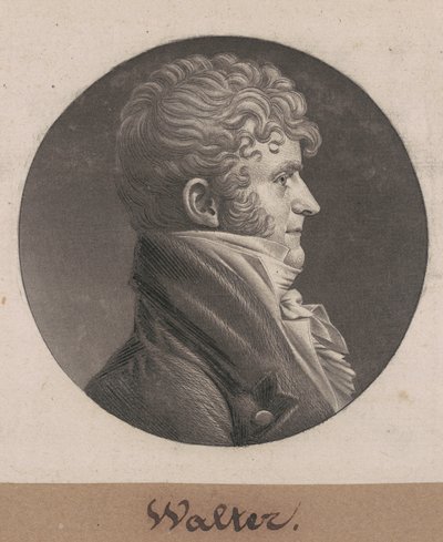 Samuel Purviance Walker by Charles B. J. Févret de Saint Mémin