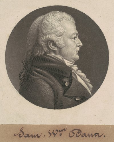 Samuel Whittelsey Dana by Charles B. J. Févret de Saint Mémin
