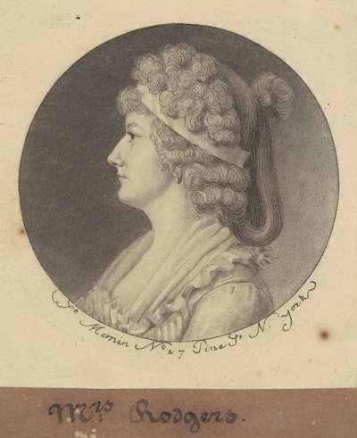 Sarah Elizabeth Rogers by Charles B. J. Févret de Saint Mémin